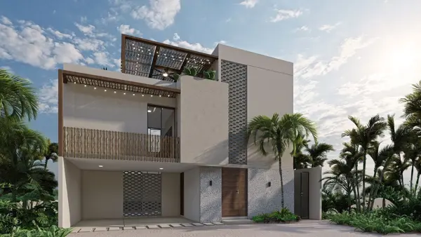 Villa en la Playa en San Benito Sunset de 2 Habitaciones