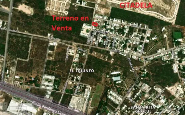 Terreno en venta en Fraccionamiento Las Margaritas de Cholul, Mérida — foto 2 de 11