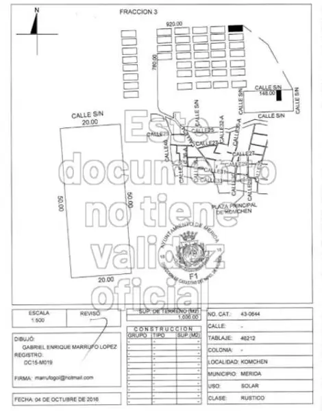 Terreno en venta en Pueblo Komchen, Mérida — foto 3 de 5