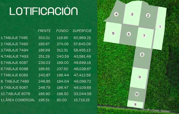 Terreno en venta en Sin colonia, Yaxkukul — foto 3 de 4