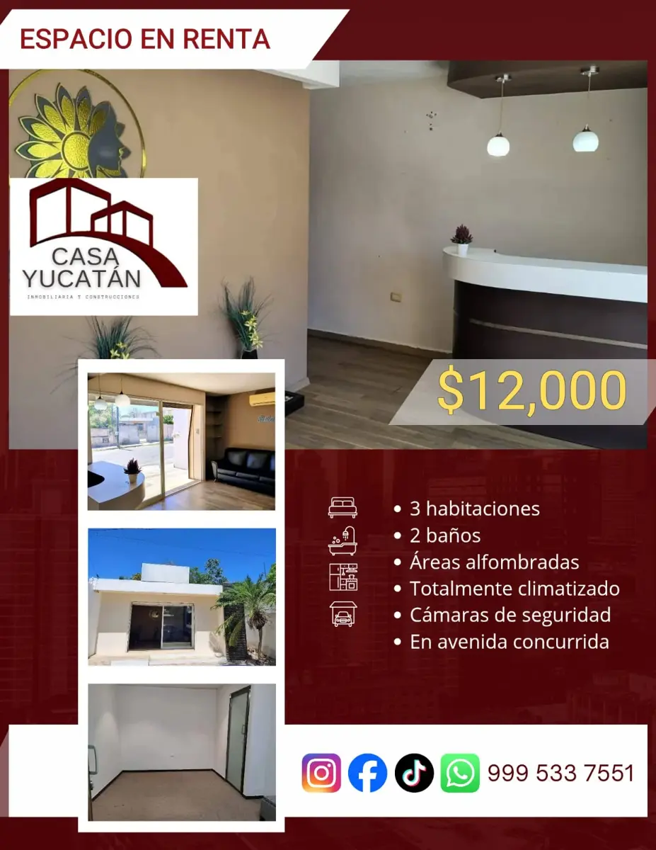 Casa en renta en Francisco de Montejo, Mérida — foto 1 de 8