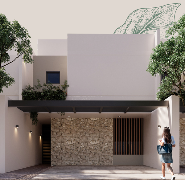 Casas en Venta en Mérida, Yucatán, Zikil 79 Urban Homes, Temozón Norte