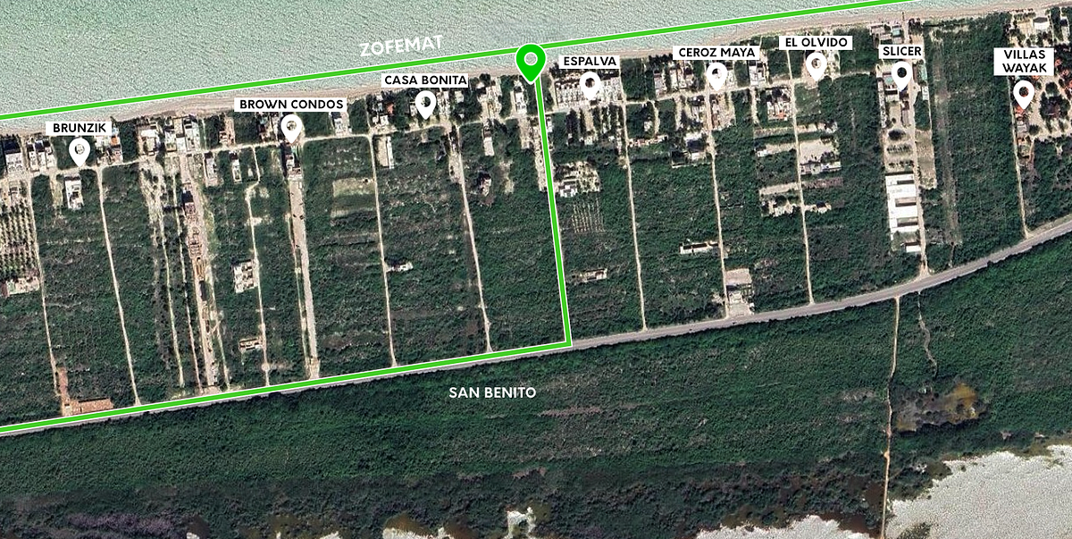 Terreno en Venta en Dzemul, Yucatán, en la playa de San Benito, frente al mar Terreno en Venta en Dzemul, Yucatán, en la playa de San Benito, frente al mar