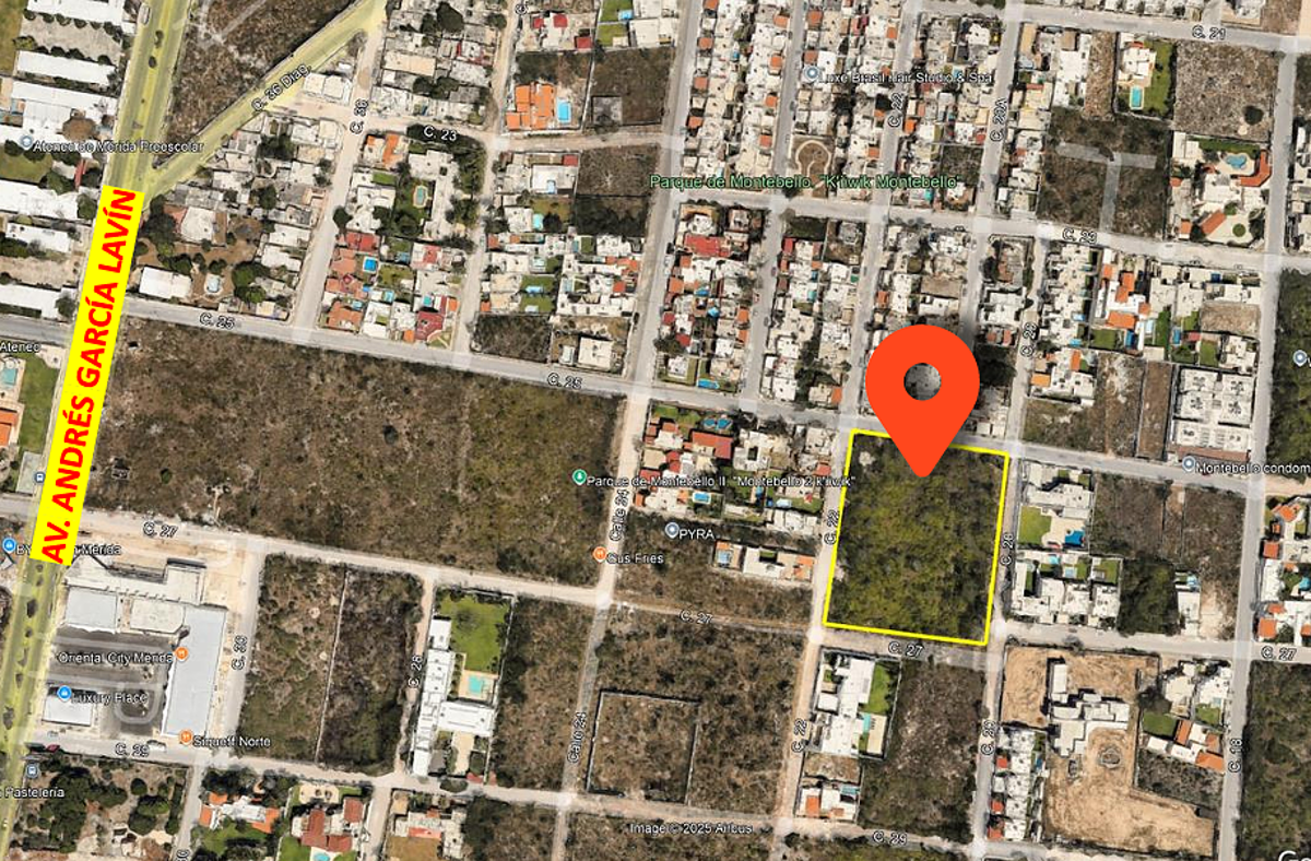 Terreno en Venta en Mérida, Yucatán, en Col. Montebello Terreno en Venta en Mérida, Yucatán, en Col. Montebello