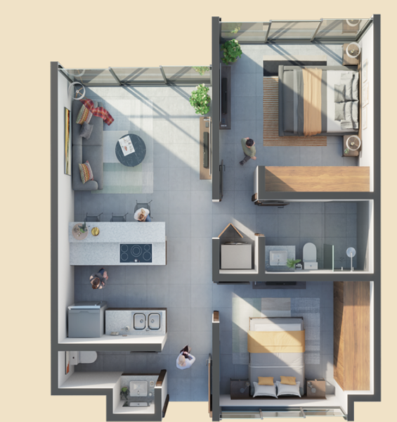 Departamento en venta en Montebello, Mérida — foto 2 de 12