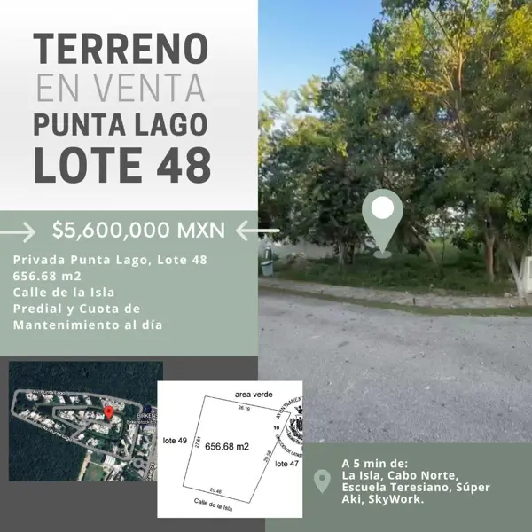 Terreno en venta en Santa Gertrudis Copo, Mérida — foto 3 de 3