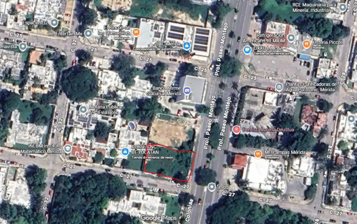 Terreno en renta en Buenavista, Mérida — foto 1 de 2