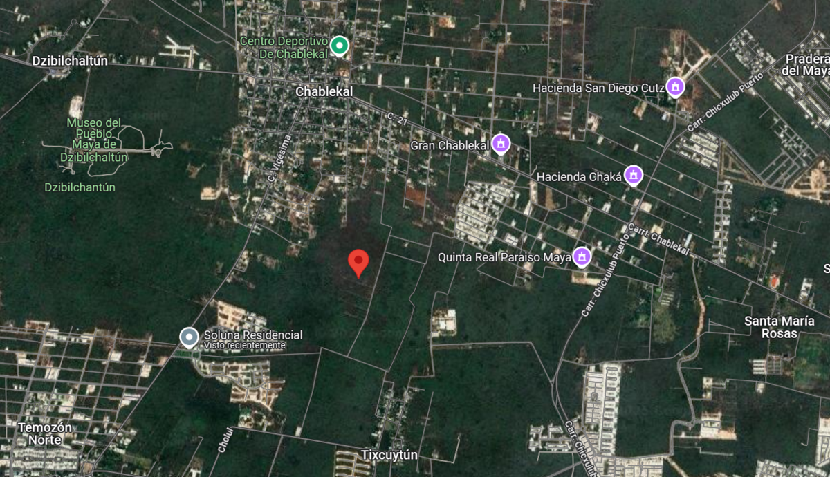 Terreno en Venta en Tixcuytún Terreno en Venta en Tixcuytún