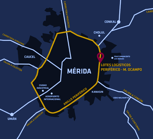 Terreno en venta en Melchor Ocampo, Mérida — foto 2 de 5