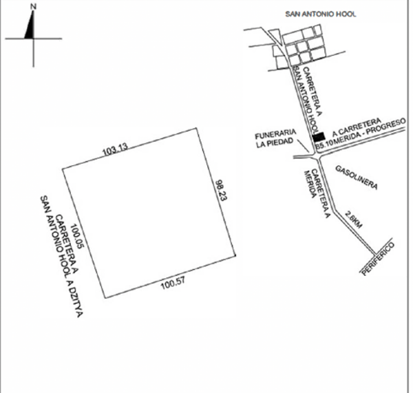 Terreno en venta en Dzitya, Mérida — foto 2 de 2