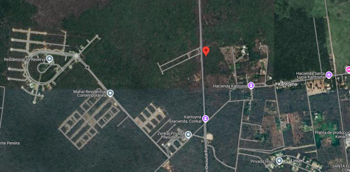 Terreno en Venta en Conkal, Sobre Carretera a Chicxulub Puerto Terreno en Venta en Conkal, Sobre Carretera a Chicxulub Puerto
