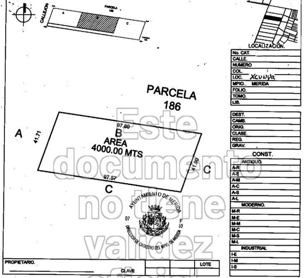 Terreno en venta en Xcunya, Mérida — foto 3 de 4