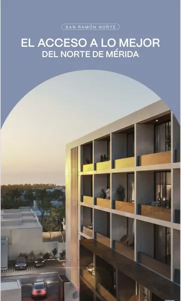 Departamento en venta en San Ramon Norte, Mérida — foto 2 de 11