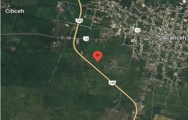 Terreno en Venta Sobre Carretera Acanceh