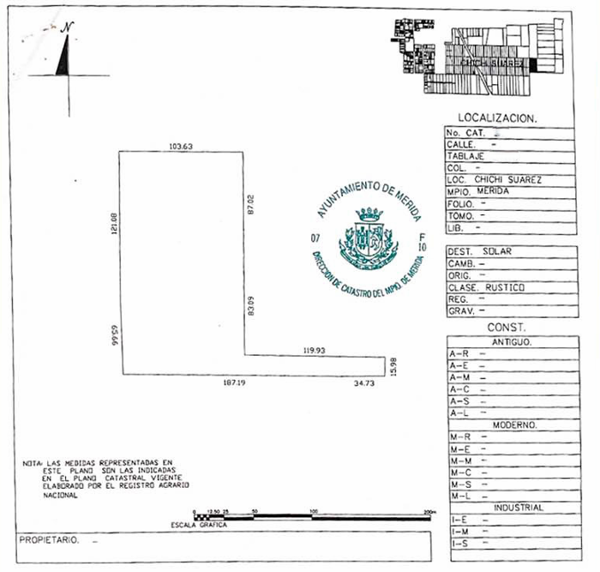 Terreno en venta en Los Héroes, Mérida — foto 3 de 3