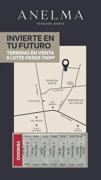 Terreno en venta en Temozon Norte, Mérida — foto 2 de 4