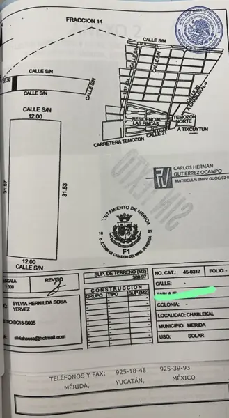 Terreno en venta en Temozon Norte, Mérida — foto 2 de 3