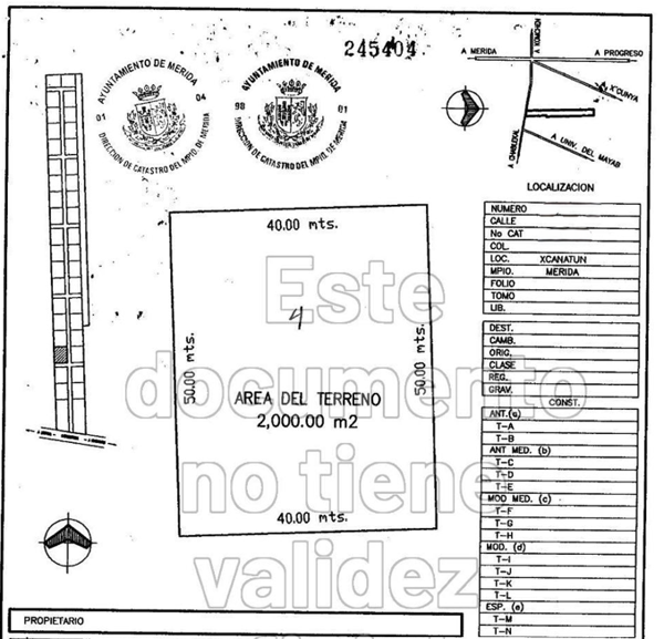 Terreno en venta en Xcanatún, Mérida — foto 3 de 3