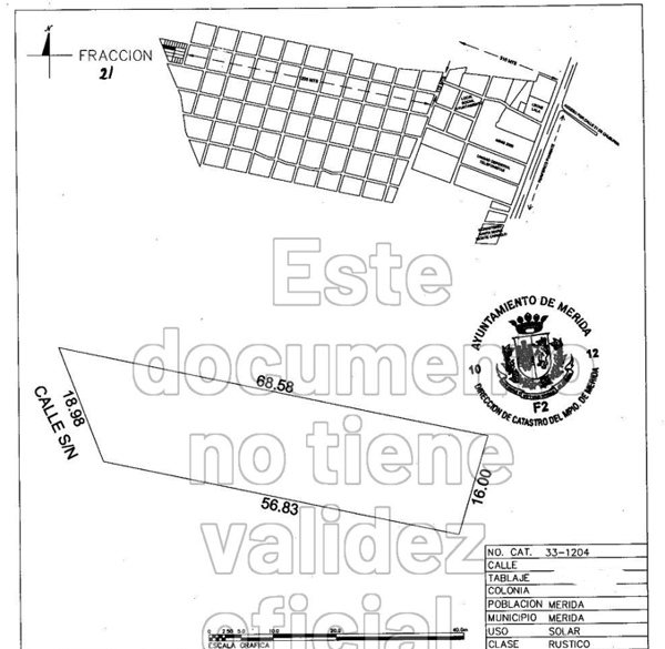Terreno en venta en San Juan Bautista, Mérida — foto 3 de 3
