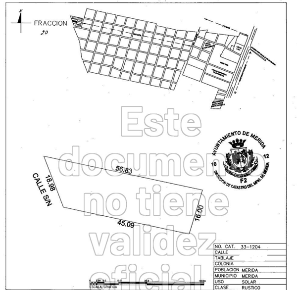 Terreno en venta en San Juan Bautista, Mérida — foto 3 de 3