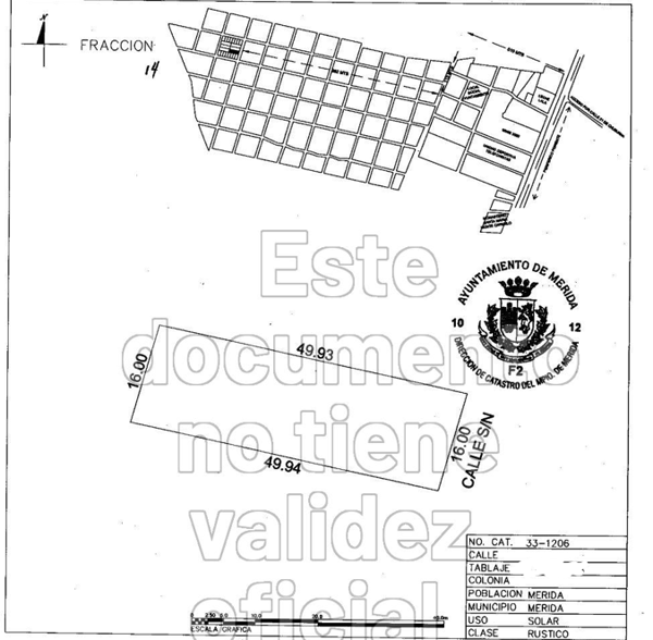 Terreno en venta en San Juan Bautista, Mérida — foto 3 de 3