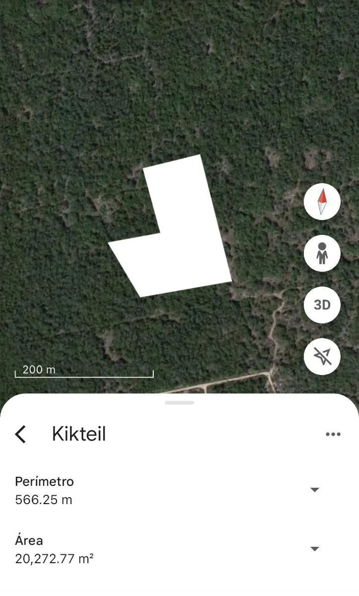 Terreno en Venta de 2 Ha en Kikteil Terreno en Venta de 2 Ha en Kikteil