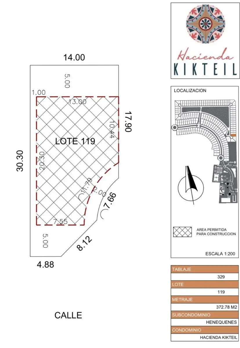 Terreno en esquina Hacienda Kikteil, junto a la casa club Terreno en esquina Hacienda Kikteil, junto a la casa club