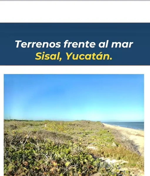 Terreno en venta en Sisal, Hunucmá — foto 3 de 3