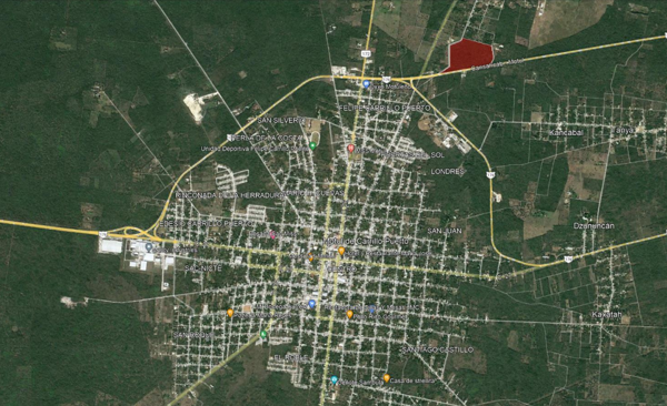 Terreno en Venta, 14 Hectareas sobre carretera Motul, Yucatan,
