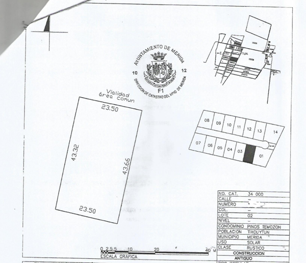Terreno en venta en Tixcuytun, Mérida — foto 2 de 2