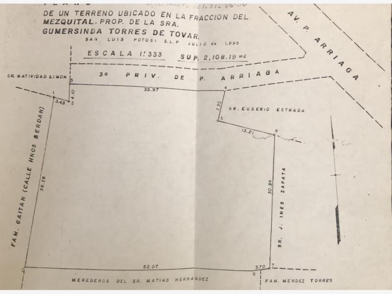 Terreno en venta en El Mezquital, San Luis Potosí — foto 1 de 4