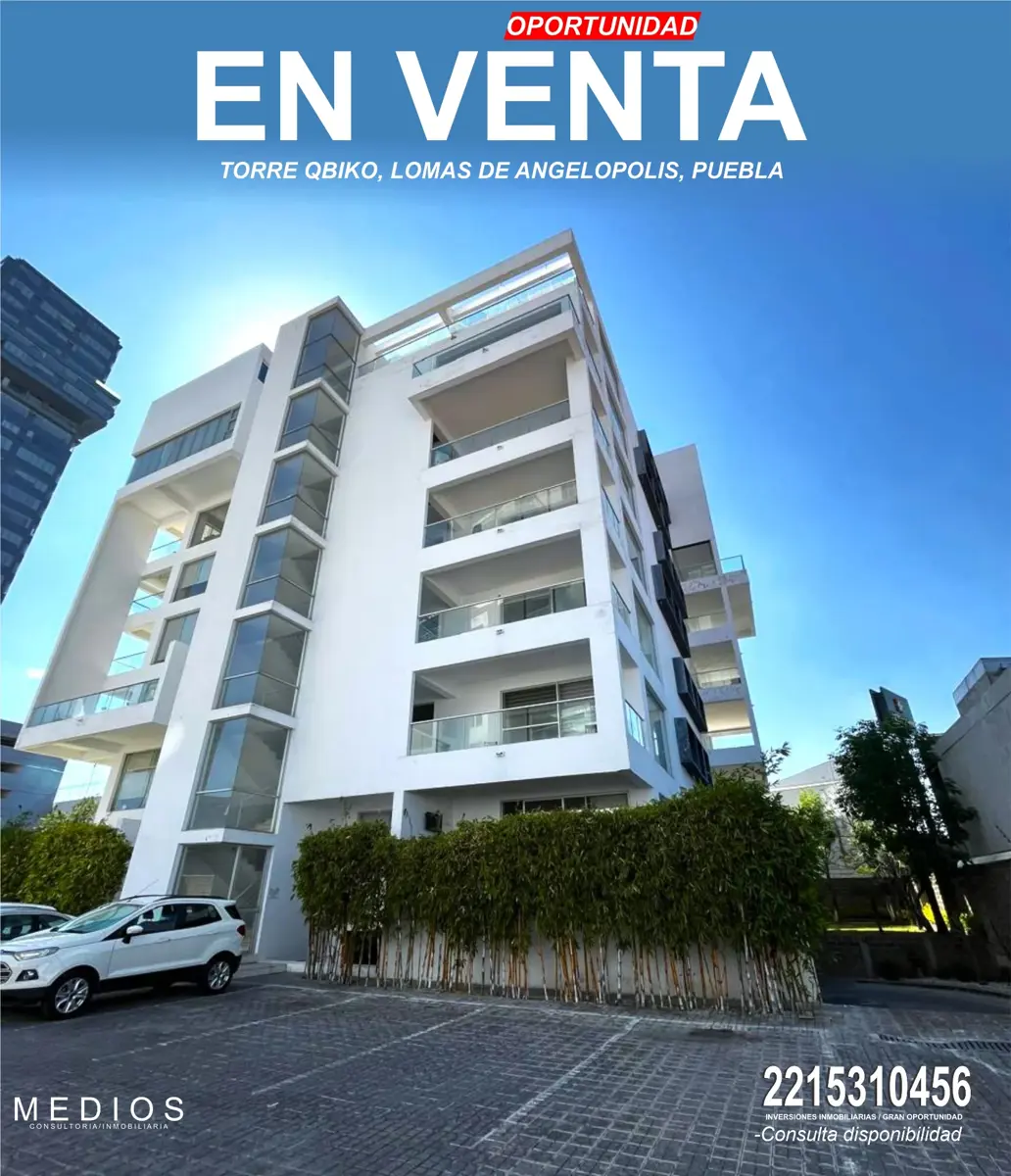 Departamento en venta en Lomas de Angelópolis, San Andrés Cholula — foto 1 de 15