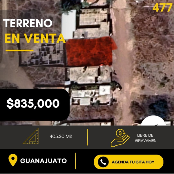 Terreno Habitacional en Venta en Paso de Pirules, Guanajuato
