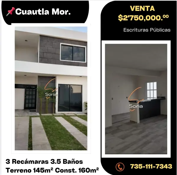 CASA EN CUAUTLA MORELOS

APLICA PARA CREDITOS