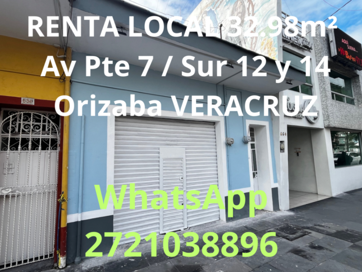 Local en renta en Orizaba Centro, Orizaba — foto 1 de 8