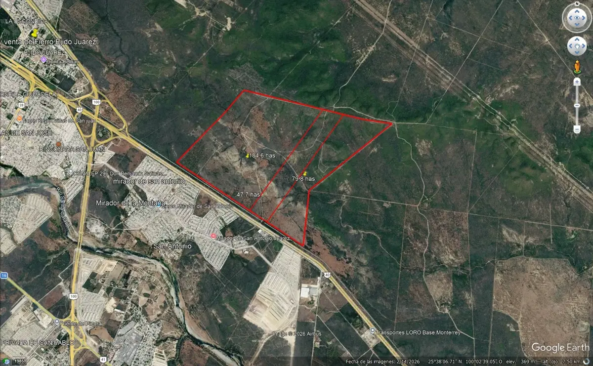 Terreno en venta en Mirador San Antonio, Juárez — foto 1 de 10