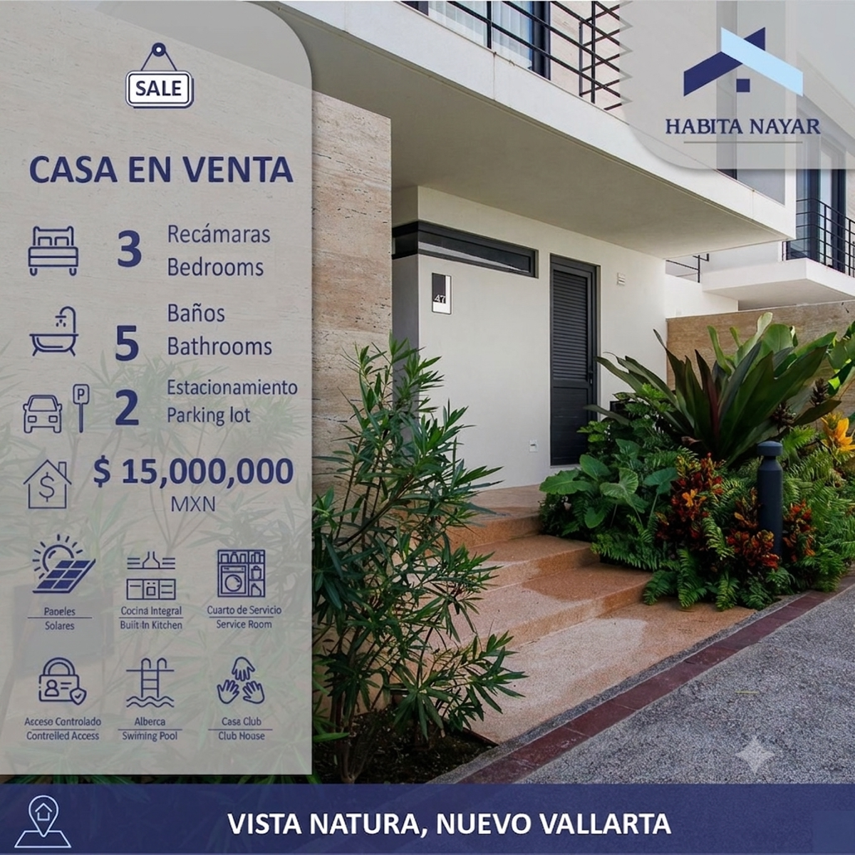 Casa en venta en Nuevo Vallarta, Bahía de Banderas — foto 1 de 20