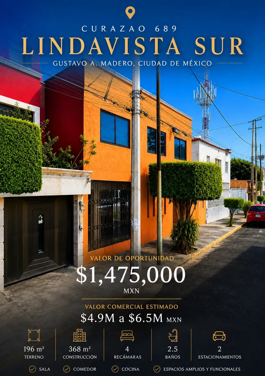 Casa en venta en Lindavista Sur, Gustavo A. Madero — foto 1 de 6