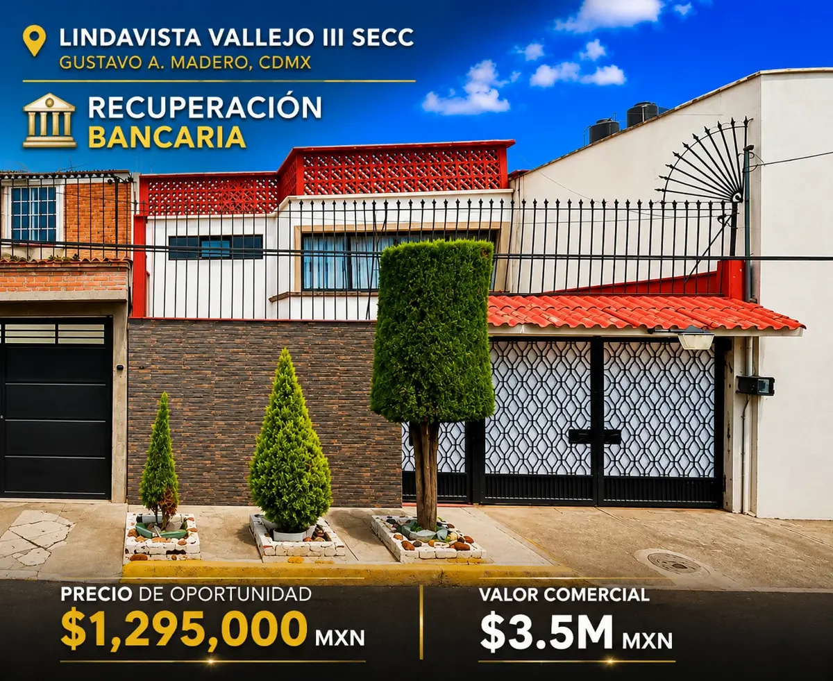 Casa en venta en Lindavista Vallejo III Sección, Gustavo A. Madero — foto 1 de 4