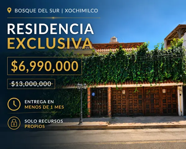 Residencia de 5 Recámaras | Entrega Inmediata | Valor Comercial $13M