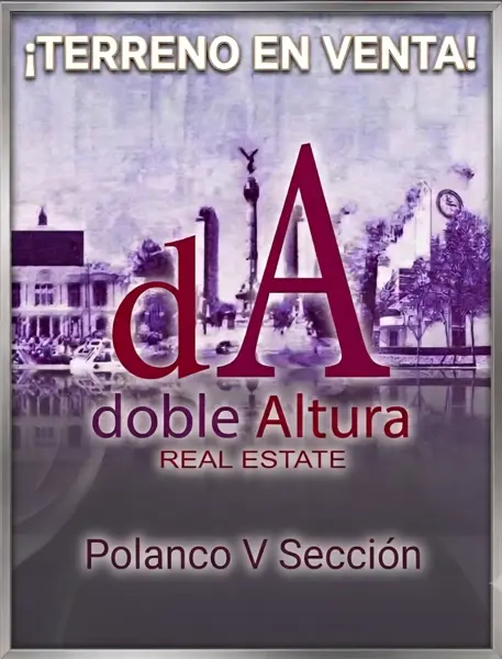 Venta Terreno Polanco V Sección. Ideal constructores.