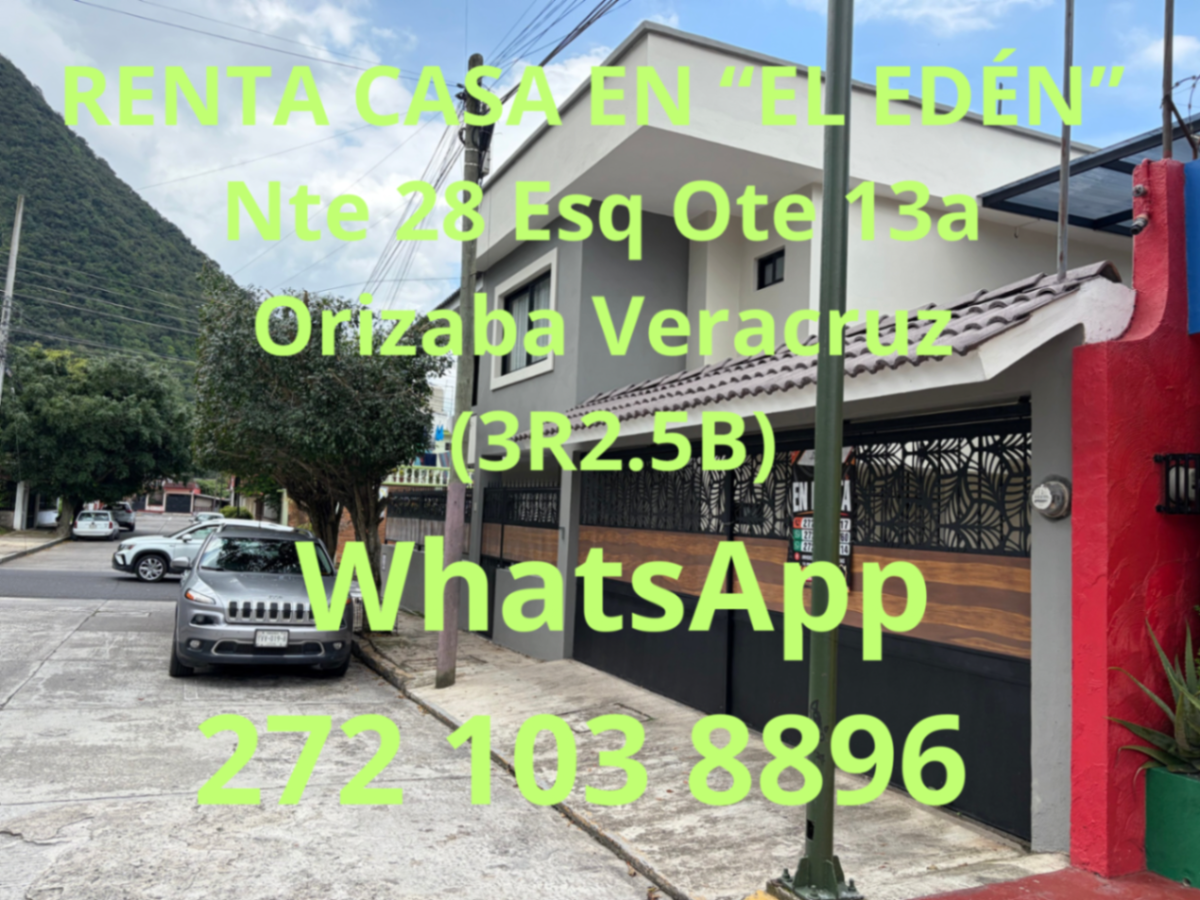 Casa en renta en El Edén, Orizaba — foto 1 de 33