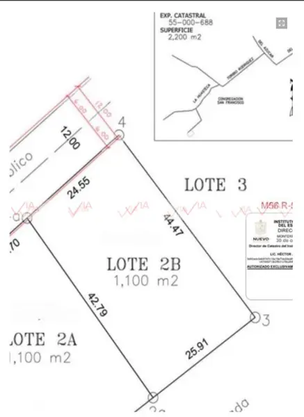 Terreno en venta en Huajuquito o los Cavazos, Santiago — foto 3 de 12