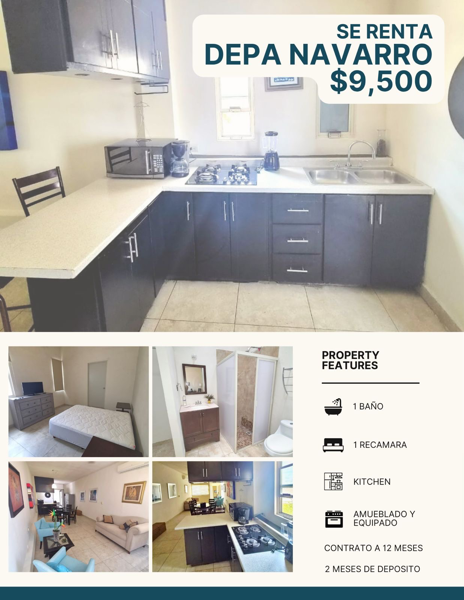 Departamento en Navarro, Torreón, Coahuila de Zaragoza