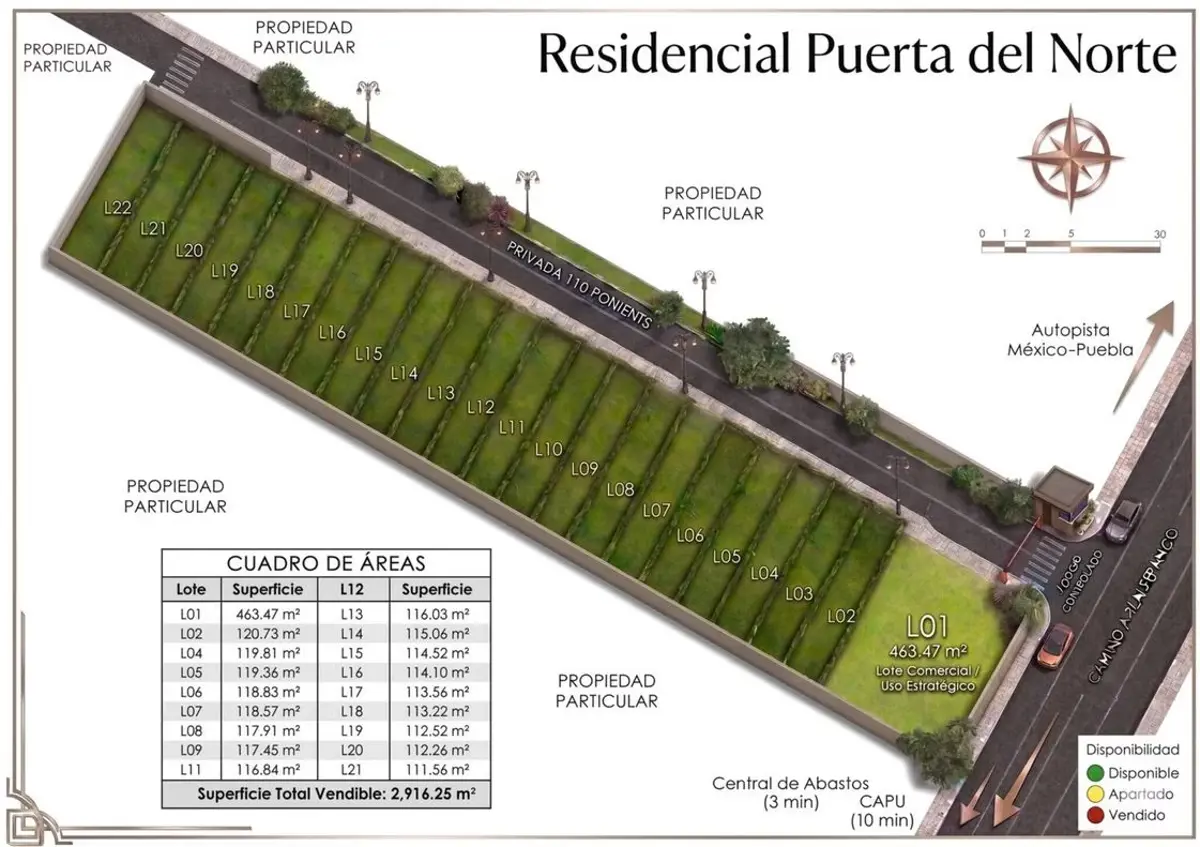 Terreno en venta en Jorge Murad Macluf, Puebla — foto 1 de 5