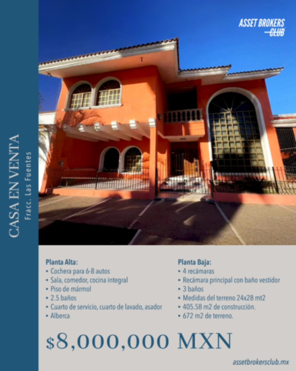 Casa en venta en Las Fuentes, Ahome — foto 1 de 11