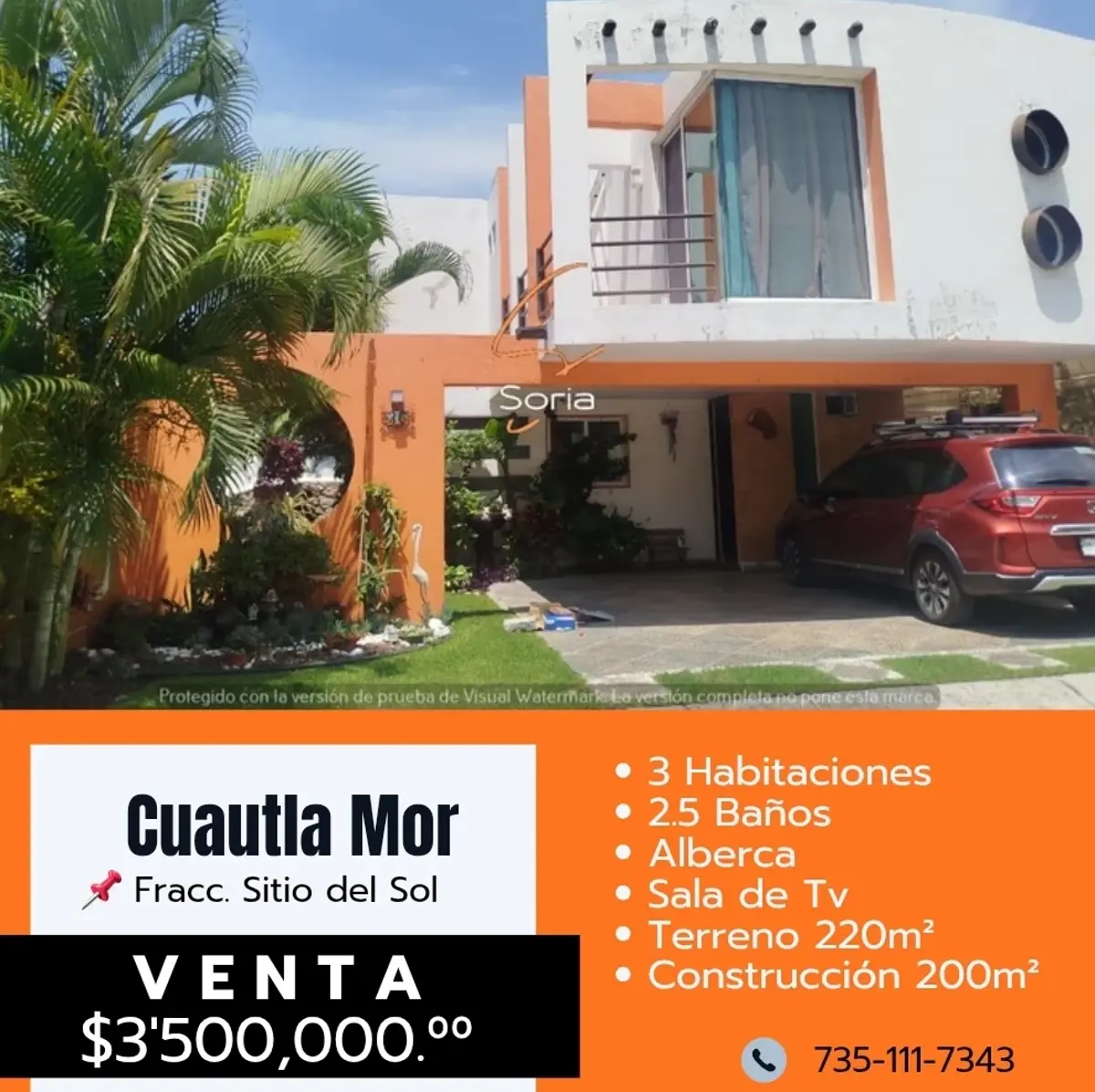 Casa en venta en Sitio del Sol, Cuautla — foto 1 de 27