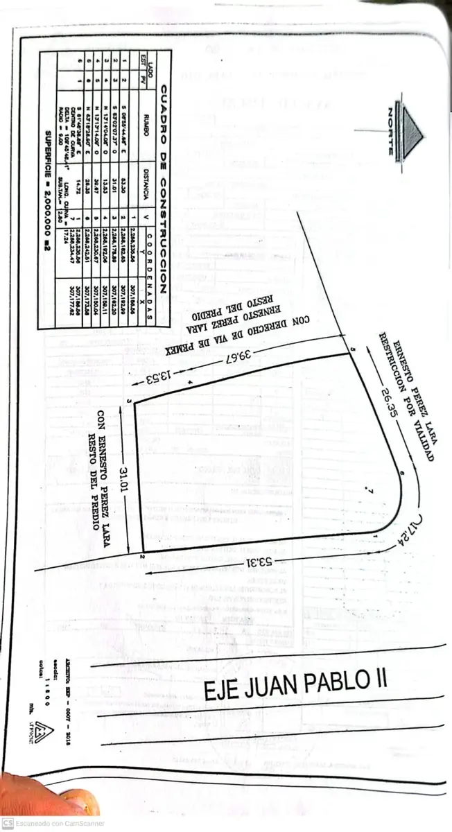 Terreno en venta en Juan Pablo II, Celaya