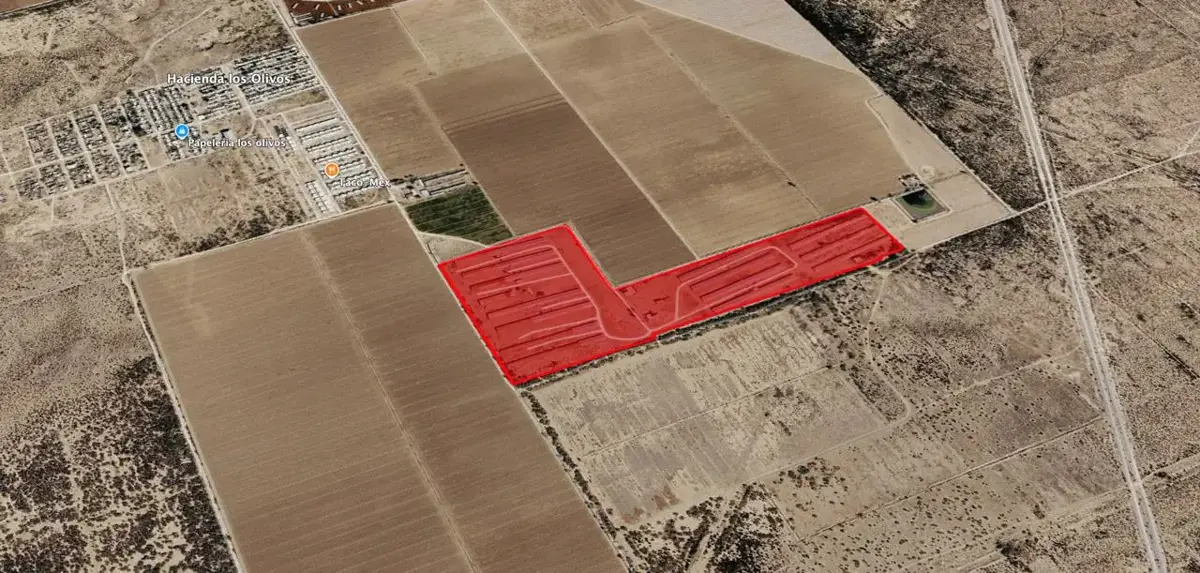 Terreno en venta en El Olivo, Matamoros — foto 1 de 6