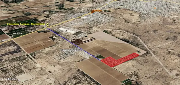 Terreno en venta en El Olivo, Matamoros — foto 2 de 6